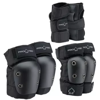 Комплект защиты детский PRO TEC Street Gear Jr 3 Pack Black