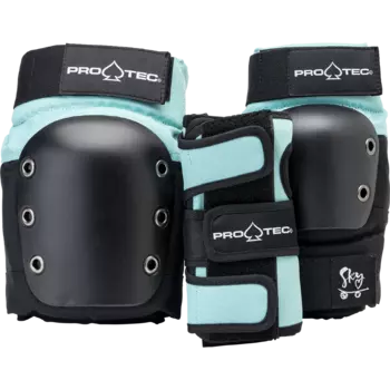 Комплект защиты для скейтборда детский PRO-TEC Street Jr 3-Pack Sky Brown 2022