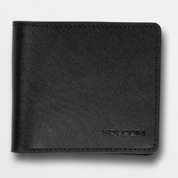 Кошелек VOLCOM Evers Leather Wallet Black 2022
