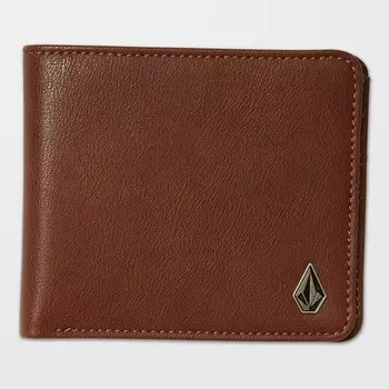 Кошелек VOLCOM Slim Stone Pu Wlt L Brown