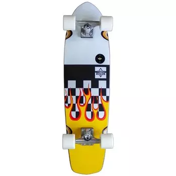 Крузер DUSTERS Flames Cruiser Yellow/White 31 дюйм 2023