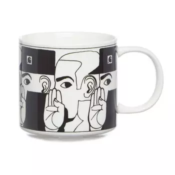 Кружка CARHARTT WIP Whisper Mug White / Black 2022