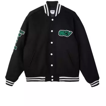 Куртка OBEY Roll Call Varsity Jacket Black