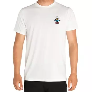 Лайкра RIP CURL Search Logo S/Sl Uv Tee White