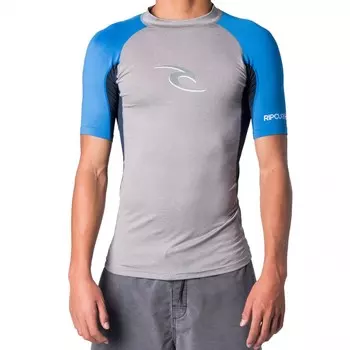 Лайкра RIP CURL Wave S/Sl Uv Tee Light Grey Heather