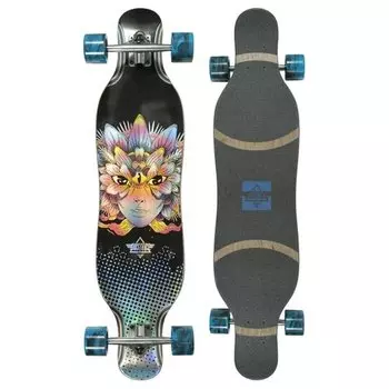 Лонгборд комплект DUSTERS Fleur Longboard Blue 38.5" 2021