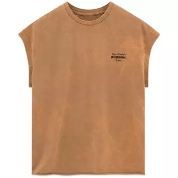 Майка CALLED A GARMENT Grandpa'S Running T-Shirt FW25 Коричневый