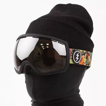 Маска горнолыжная ELECTRIC EG2 DARK TOURIST/BROSE/SILVER CHROME O/S