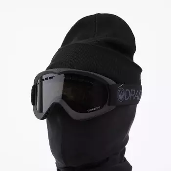 Маска горнолыжная DRAGON Dx Base Blackout/Ll Dark Smoke 2021