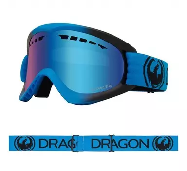 Маска горнолыжная DRAGON Dx Blueberry/Ll Blue Ion