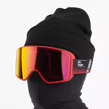 Маска горнолыжная GIRO Method Black Red Label Vivid Ember 35/Vivid Infrared 58 2021