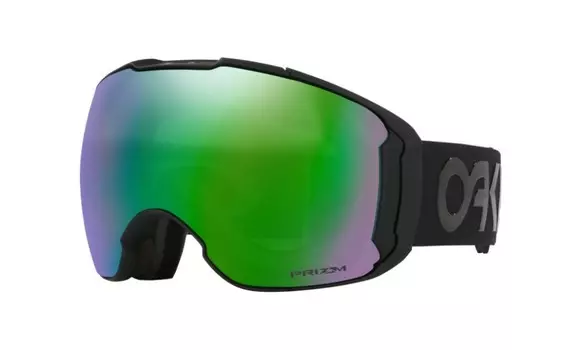 Маска горнолыжная OAKLEY Airbrake Xl Factory Pilot Blackout/Prizm Jade Iridium &amp; Prizm Rose