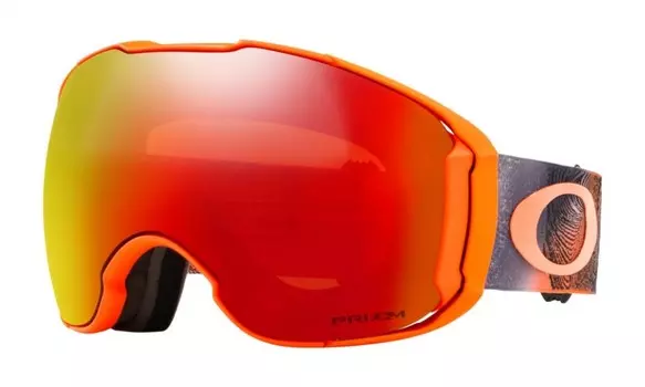 Маска горнолыжная OAKLEY Airbrake Xl Mystic Flow Neon Orange/Prizm Torch Iridium