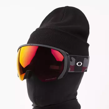 Маска горнолыжная OAKLEY Flight Path Xl Grenache Grey Camo/Prizm Snow Torch Iridium 2021