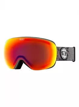 Маска горнолыжная ROXY Popscreen J True Black Swell Flowers Girl