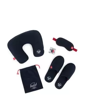 Набор для путешествия (Маска, Подушка, Беруши, Тапки, Чехол) HERSCHEL Amenity Kit L/Xl Navy/Red