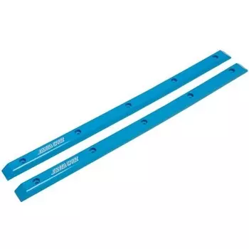 Накладка на деку SANTA CRUZ Slimline Rails Cyan 2020
