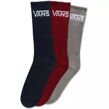 Носки (3 Пары) VANS Mn Classic Crew Biking Red