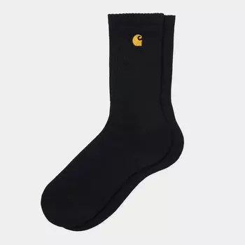 Носки CARHARTT WIP Chase Socks Black / Gold 2021