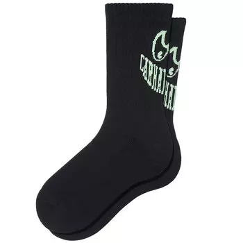 Носки CARHARTT WIP Grin Socks Black / Pale Spearmint 2022