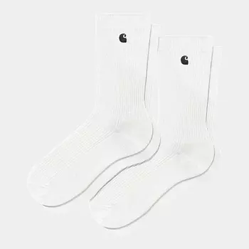 Носки CARHARTT WIP Madison Pack Socks White / Black + White / Black 2023