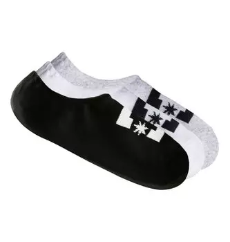 Носки мужские упаковка из 3 пар DC SHOES Spp Dc Liner 3P M Assorted