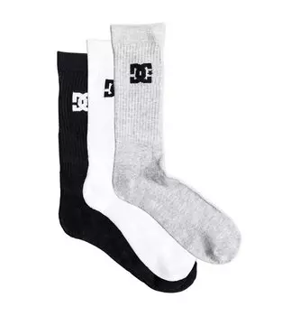 Носки мужские упаковка из 3 пар DC SHOES Spp Dc Crew 3Pk M Assorted