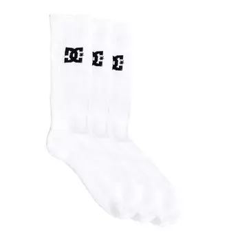 Носки мужские упаковка из 3 пар DC SHOES Spp Dc Crew 3Pk M Snow White