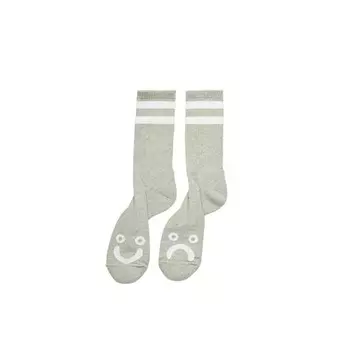 Носки POLAR SKATE CO. Happy Sad Socks Heather Grey