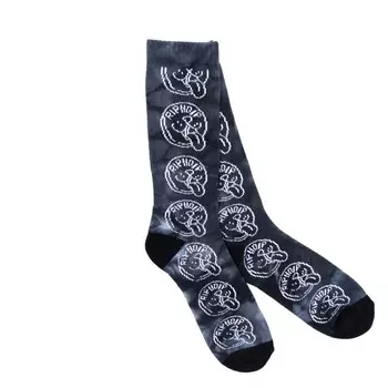 Носки RIPNDIP Pill Socks Black Tie Dye