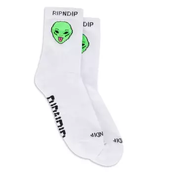 Носки RIPNDIP We Out Here Mid Socks FW25 White
