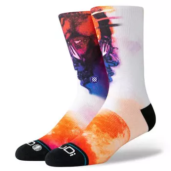Носки STANCE Anthem Cudi Man On The Moon White 2021