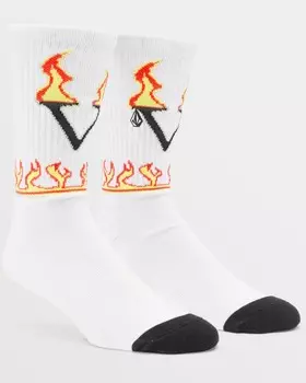 Носки VOLCOM Fergadelic Sock Pr FW25 White