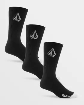 Носки VOLCOM Full Stone Sock 3Pk FW25 Black