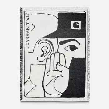 Плед CARHARTT WIP Whisper Woven Blanket Wax/Black 2022
