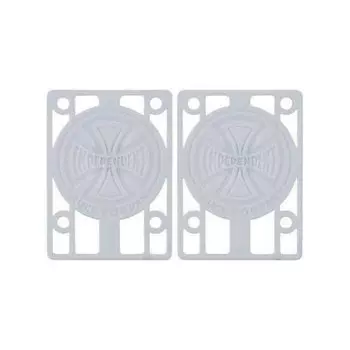 Подкладки для скейтборда INDEPENDENT Risers White 1/8 2021