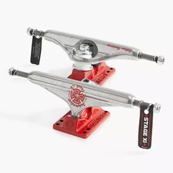 Подвески для скейтборда INDEPENDENT Stage 11 Milton Martinez Silver Red 159 мм