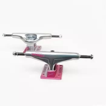 Подвески для скейтборда TENSOR Alum Stencil Mirror Raw/Crimson Fade 5.25 дюймов 2021