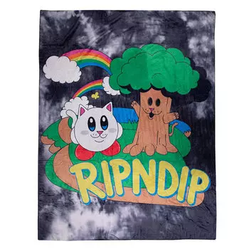 Покрывало RIPNDIP Nermby Blanket Black Lightning Wash 2021