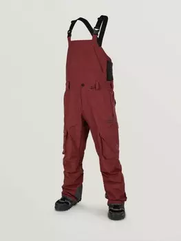 Полукомбинезон для сноуборда мужской VOLCOM 3L Gore-Tex® Overall Burnt Red