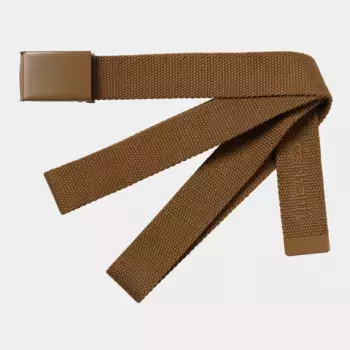 Ремень CARHARTT WIP Script Belt Tonal FW25 Hamilton Brown