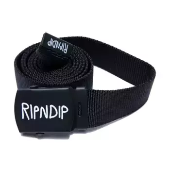 Ремень RIPNDIP Logo Web Belt Black 2023