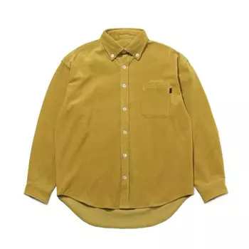 Рубашка BSRABBIT Logo Corduroy Shirts Mustard 2023