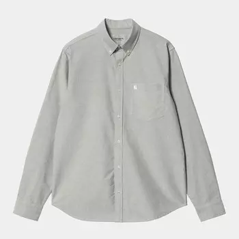 Рубашка CARHARTT WIP L/S C-Logo Shirt Dollar Green/White