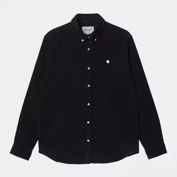 Рубашка CARHARTT WIP L/S Madison Cord Shirt Black / Wax