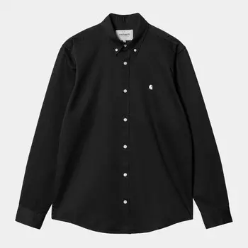 Рубашка CARHARTT WIP L/S Madison Shirt Black / Wax