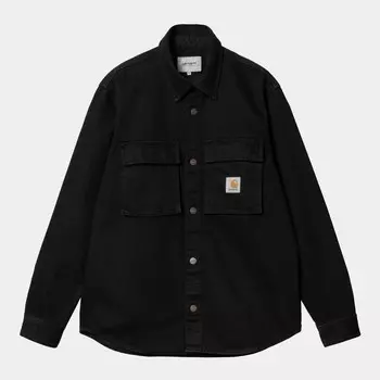 Рубашка CARHARTT WIP Manny Shirt Jac Black (Rinsed)