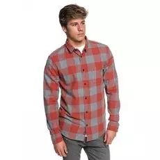 Рубашка мужская QUIKSILVER Motherflyfla M Barn Red Motherfly Check