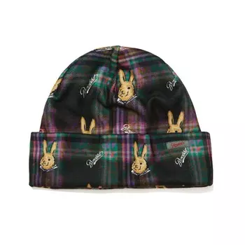 Шапка BSRABBIT Br Check Pat Jersey Beanie Green 2023