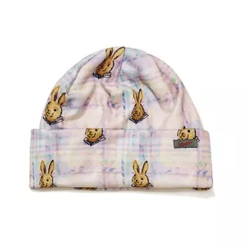 Шапка BSRABBIT Br Check Pat Jersey Beanie Pink 2023